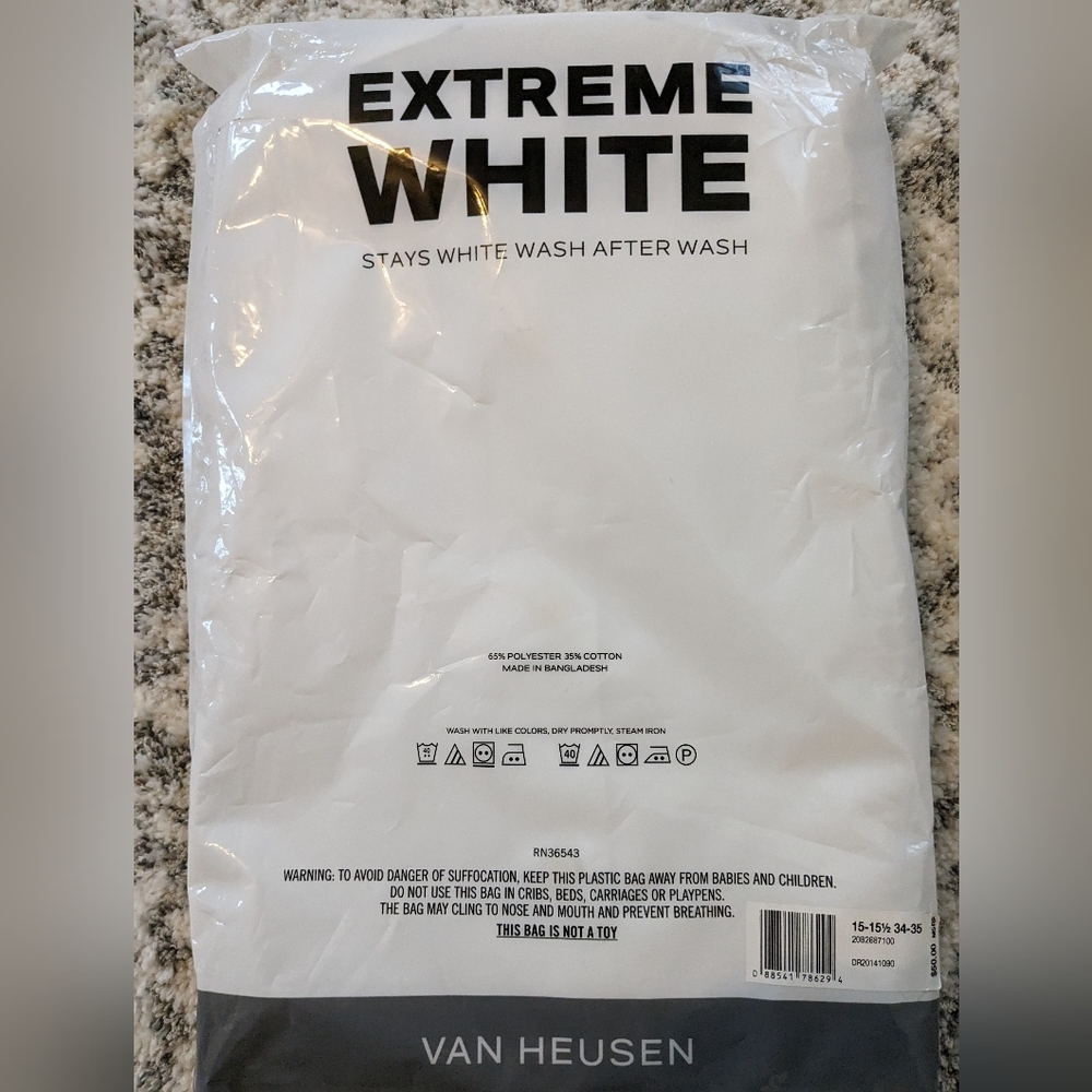 Extreme White Dress Shirt by Van Heusen